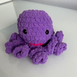 Purple Crochet Octopus